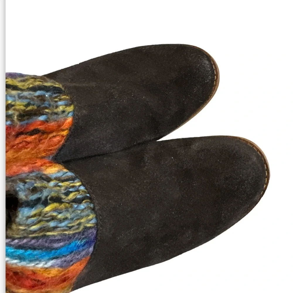 Tom’s Woven Tapestry Ankle Boots - MULTICOLORED size 7